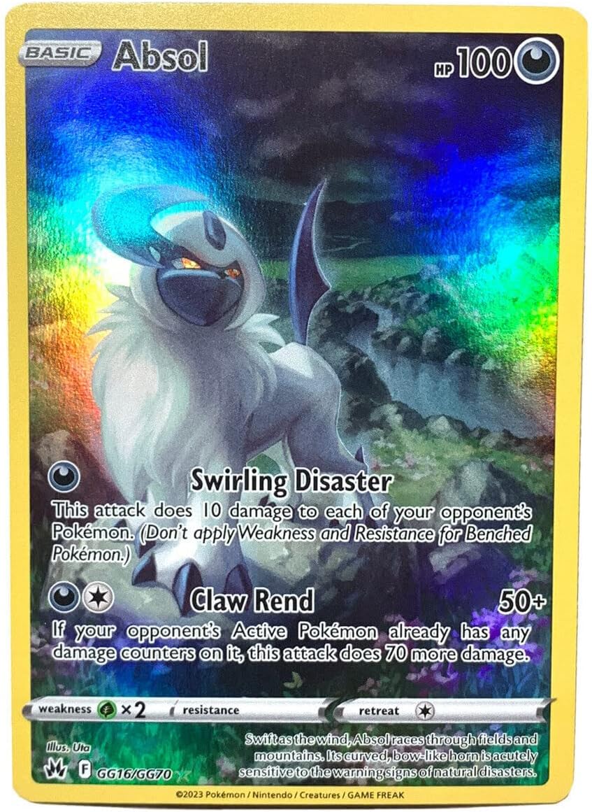 Pokemon - Absol GG16/GG70 - Crown Zenith - Galarian Gallery - Holo Rare Card