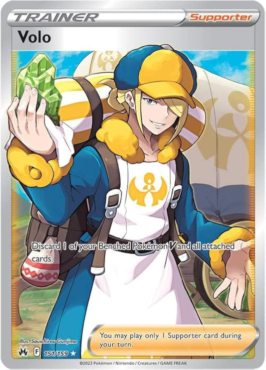 Pokemon - Volo 151/159 - Crown Zenith - Pokemon Ultra Rare Card - Full Art