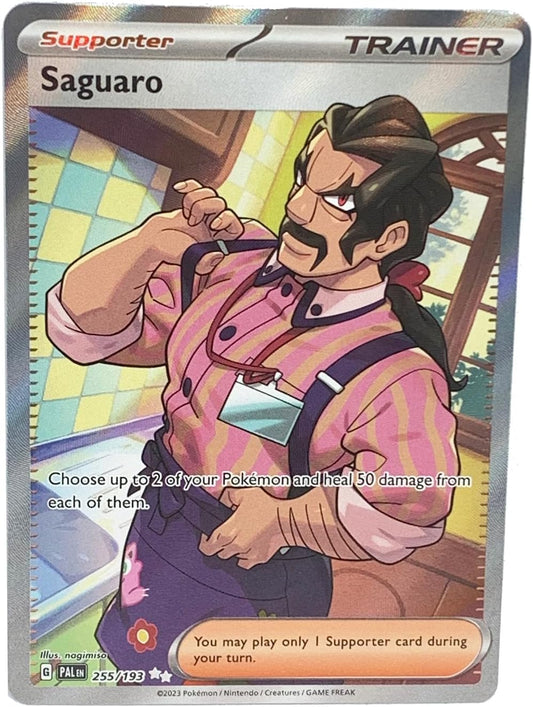 Pokemon - Saguaro 255/193 - Paldea Evolved - Full Art Card