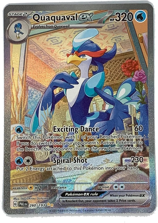 Pokemon - Quaquaval ex /193 - Paldea Evolved - Special Illustration Rare - Alternate Art Card