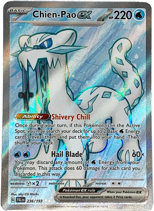 Pokemon - Chien Pao ex 236/193 - Paldea Evolved - Full Art Ultra Rare Card