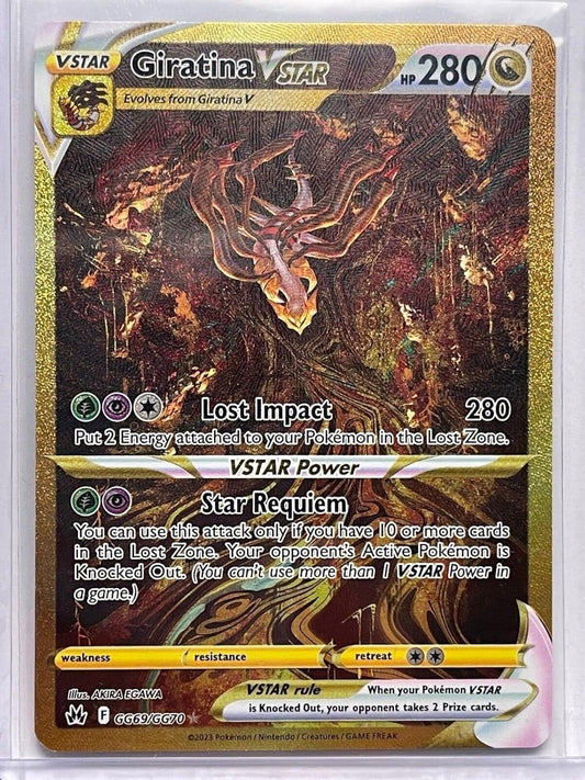 Pokemon - Origin Ultra God Pokemon VSTAR - Secret Rare Gold Cards - Galarian Gallery (Giratina)