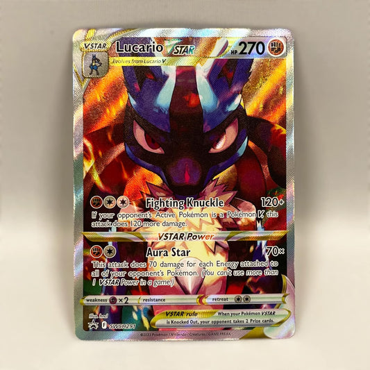 PoKéMoN Trading Card Game Sword & Shield Crown Zenith Elite Trainer Box Exclusive Black Star Promo Lucario VSTAR SWSH291