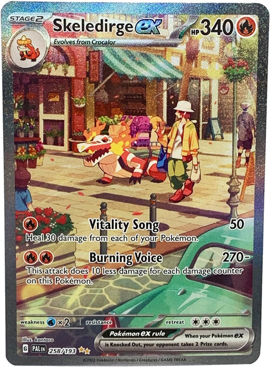 Pokémon Skeledirge ex 258/193 Special Illustration Rare Paldea Evolved Ungraded Card 1