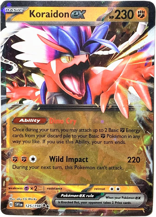 Pokemon - Koraidon ex 123/198 - Scarlet & Violet - Double Rare Card