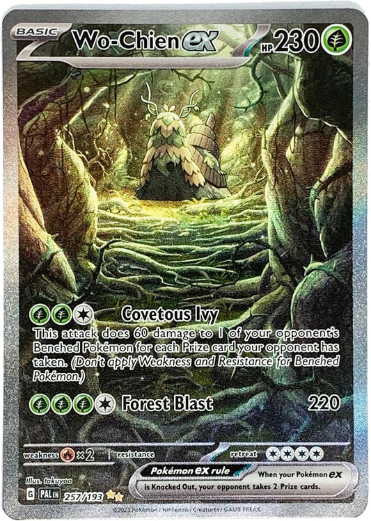 Pokémon Wo-Chien ex 257/193 Special Illustration Rare Paldea Evolved Ungraded Trading Card