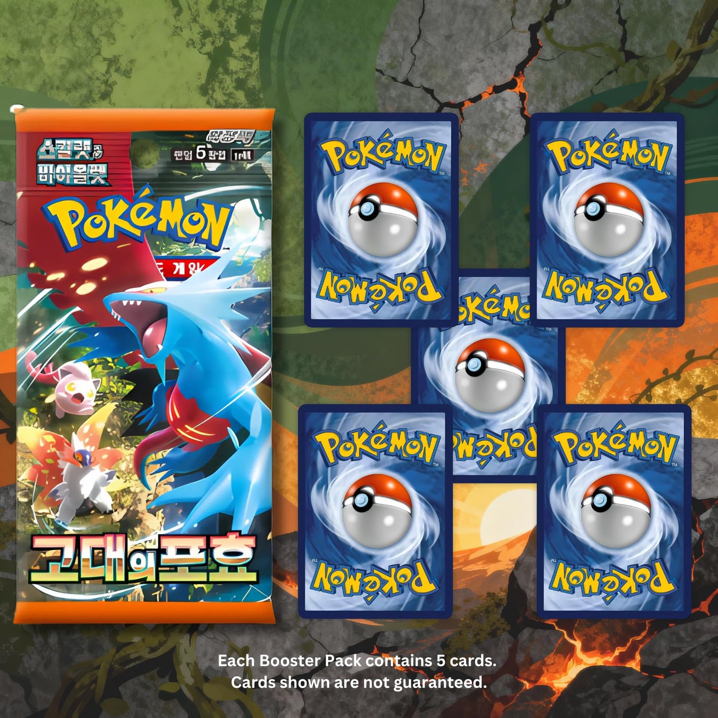 Paradox Rift Ancient Roar Korean Booster Box | TCYM Authenticated | Pokemon Paradox Rift | Korean Pokemon Cards | 30 Booster Packs