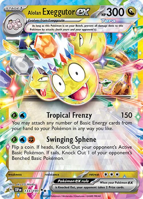 Alolan Exeggutor ex 133/191 Surging Sparks