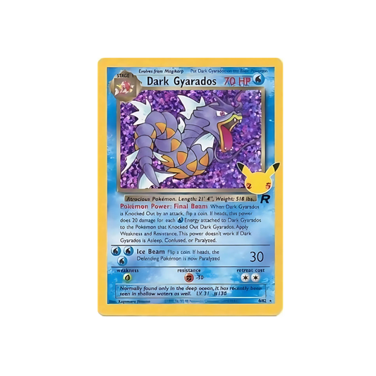 Pokemon Single Card DARK GYARADOS Celebrations CLASSIC COLLECTION