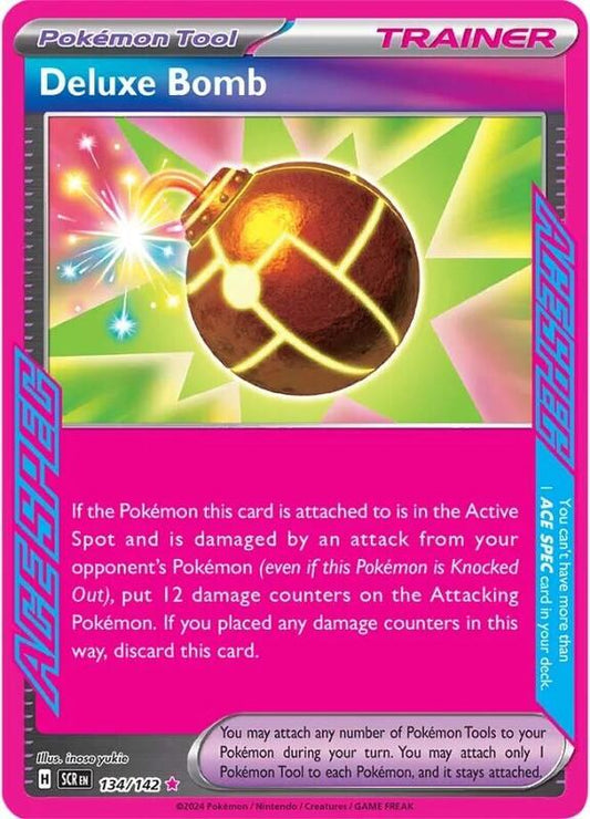 Deluxe Bomb ACE SPEC Rare 134/142 Stellar Crown