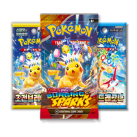 Pokemon Cards Surging Sparks, Mixed - Mixed Booster Bundle including 3 Pokemon Booster Packs - TCYM Product