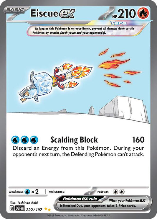 Eiscue ex Special Illustration Rare 222/197 Obsidian Flames