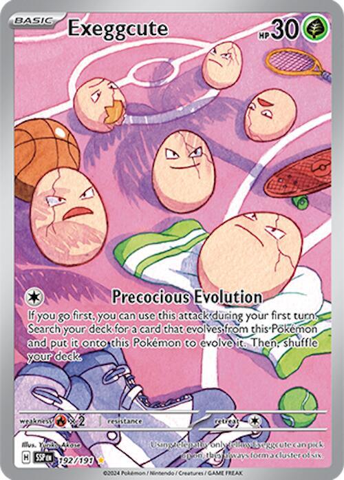 Exeggcute Illustration Rare 192/191 Surging Sparks