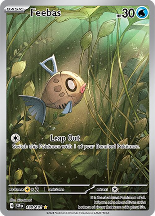 Feebas Illustration Rare 198/191 Surging Sparks