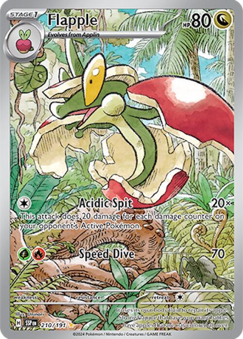 Flapple Illustration Rare 210/191 Surging Sparks