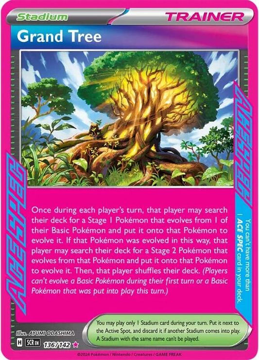 Grand Tree ACE SPEC Rare 136/142 Stellar Crown