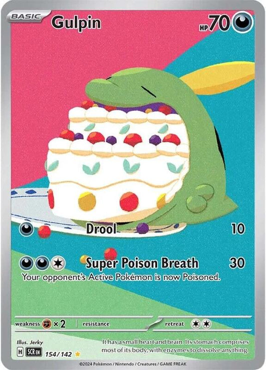 Gulpin Illustration Rare 154/142 Stellar Crown