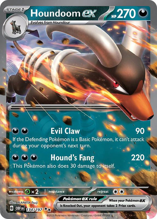 Houndoom ex Double Rare 134/197
