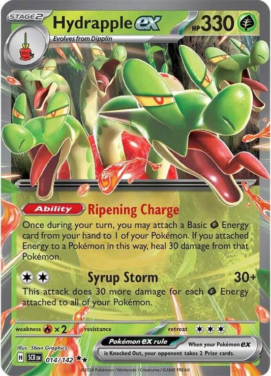Hydrapple ex Double Rare 014/142 Stellar Crown