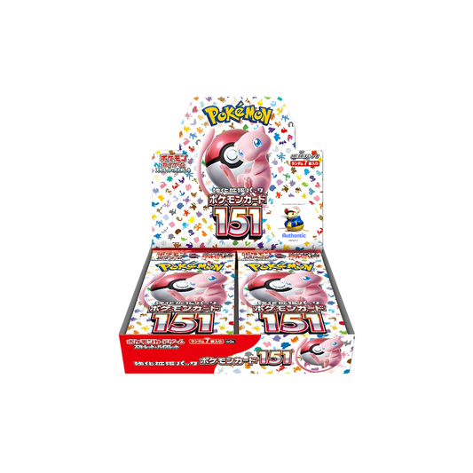 Pokemon 151 Japanese Pokemon Booster Box (30 Packs) | Scarlet & Violet Set | Pokémon Trading Cards | 30 Booster Packs | TCYM Authenticated | Pokemon TCG Pack | Japanese Scarlet and Violet 151 |
