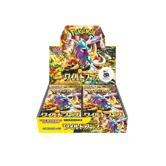 Wild Force Japanese Pokemon Booster Box (30 Packs) | Scarlet & Violet Set | Pokémon Trading Cards | 30 Booster Packs | TCYM Authenticated | Pokemon TCG Pack | Japanese Temporal Forces |