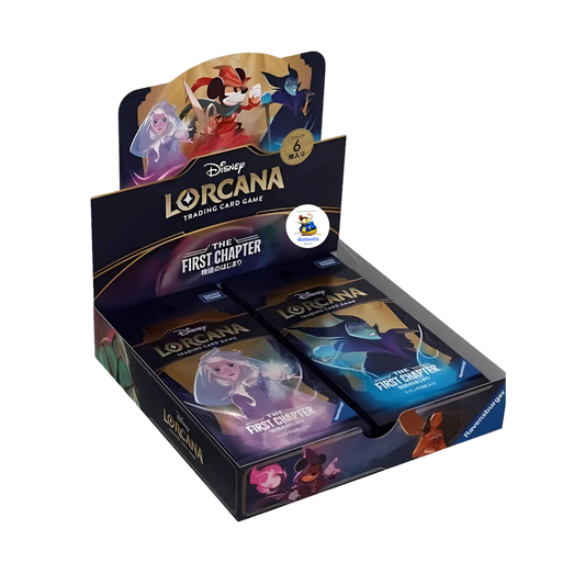 That Chunky Yellow Mouse Japanese Disney Cards | Japanese Lorcana First Chapter | 3 Lorcana Booster Packs TCYM Authenticated | Lorcana Trading Cards Collection | (Booster Box (24 Packs))