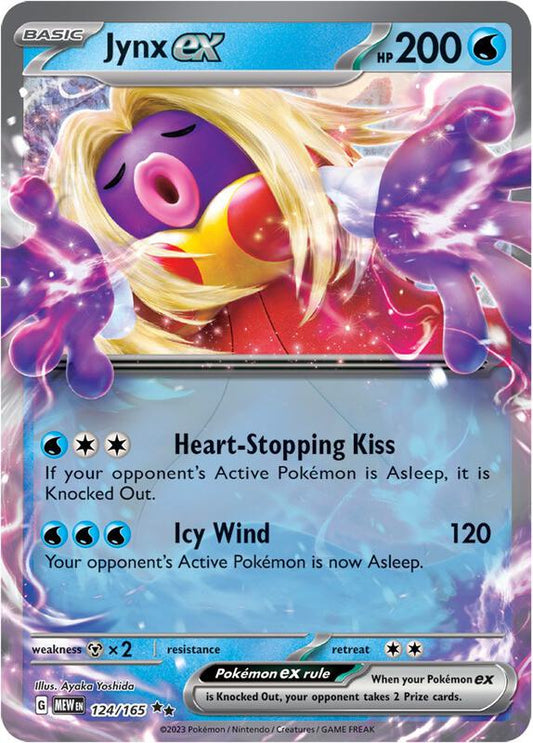 Jynx ex Double Rare 124/165 Scarlet & Violet 151