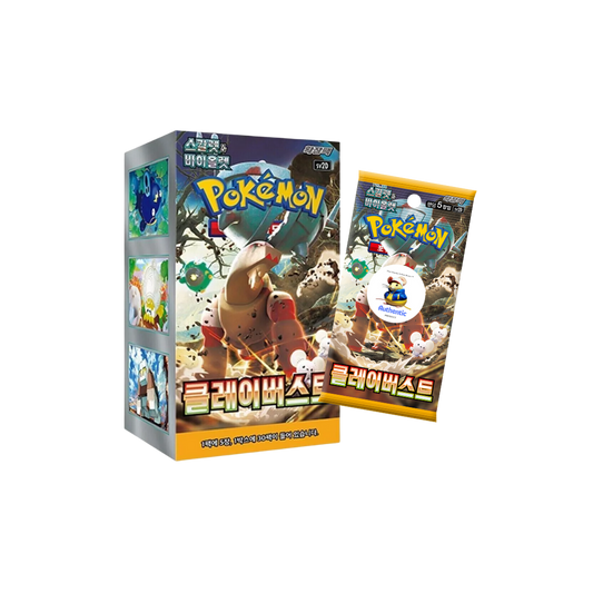 Korean Paldea Evolved Pokemon Booster Box | 30 x Korean Clay Burst Booster Packs | 30 x Pokémon Card Pack | Pokémon TCG Packs | TCYM Authenticated
