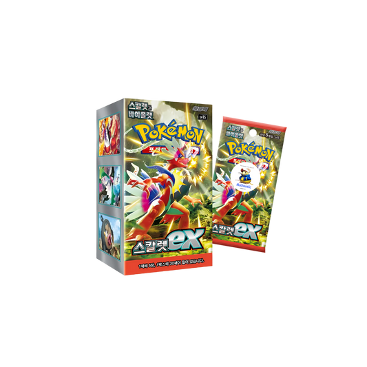 Korean Scarlet and Violet Pokemon Booster Box | 30 x Korean Scarlet Booster Packs | 30 x Pokémon Card Pack | Pokémon TCG Packs | TCYM Authenticated