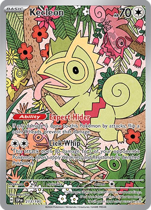 Kecleon Illustration Rare 213/191 Surging Sparks