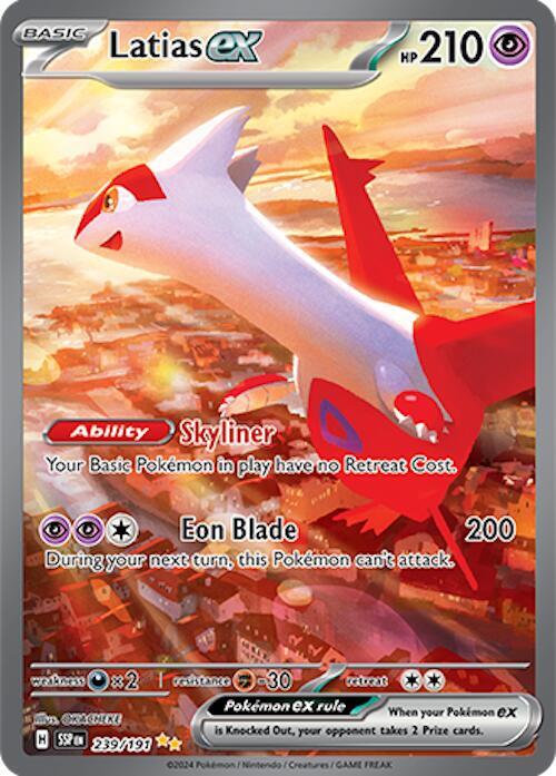 Latias ex Special Illustration Rare 239/191 Surging Sparks