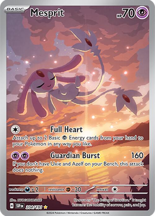 Mesprit Illustration Rare 204/191 Surging Sparks
