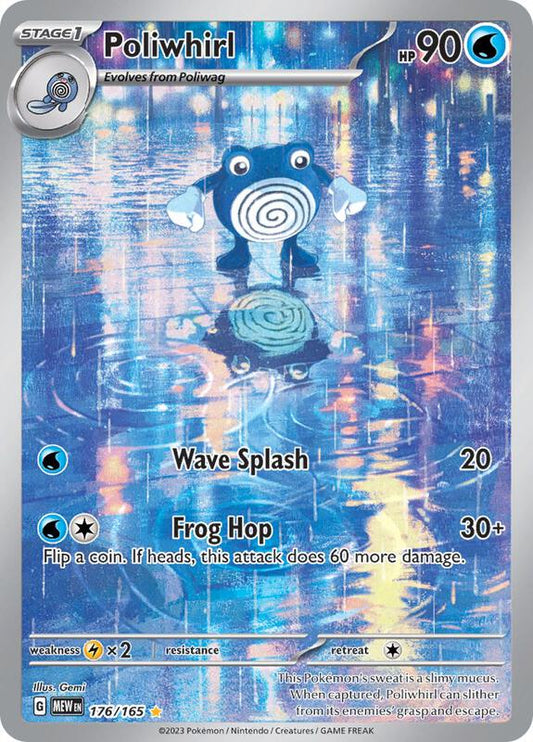 Poliwhirl Illustration Rare 176/165 Scarlet & Violet 151