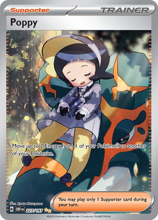 Poppy Special Illustration Rare 227/197 Obsidian Flames