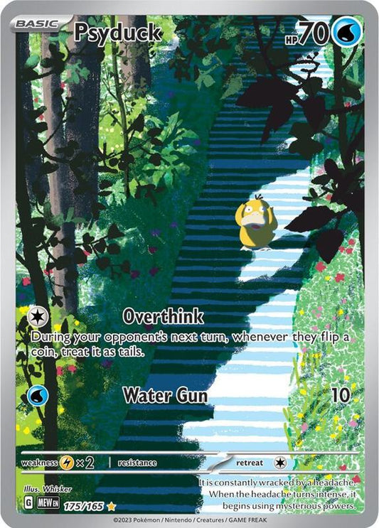 Psyduck Illustration Rare 175/165 Scarlet & Violet 151