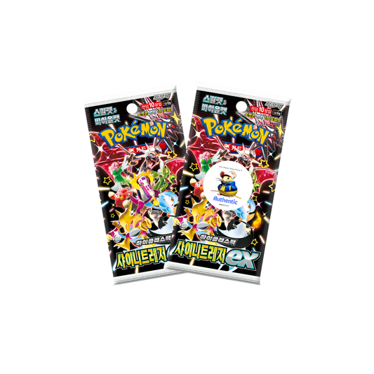 2 x Korean Pokémon Paldean Fates Booster Packs | Pokemon Scarlet and Violet Series | Korean Shiny Treasure Pokemon Booster Packs | TCYM Authenticated | Perfect for Japanese Pokemon Cards Fans