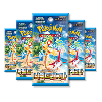 Pokemon Cards Surging Spark, Korean Paradise Dragona - Booster Bundle including 5 Pokemon Booster Packs - TCYM Product