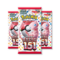 Pokemon Cards 151, Korean Pokemon 151 - Booster Bundle including 3 Pokemon Booster Packs - TCYM Product