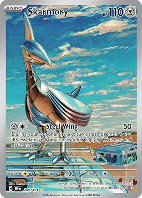 Skarmory Illustration Rare 209/191 Surging Sparks