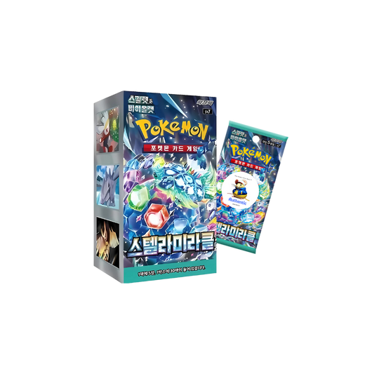 Korean Stellar Crown Pokémon Booster Box | 30 x Korean Stellar Miracle Booster Box | 30 x Card Packs | Pokemon TCG Pack | TCYM Authenticated |