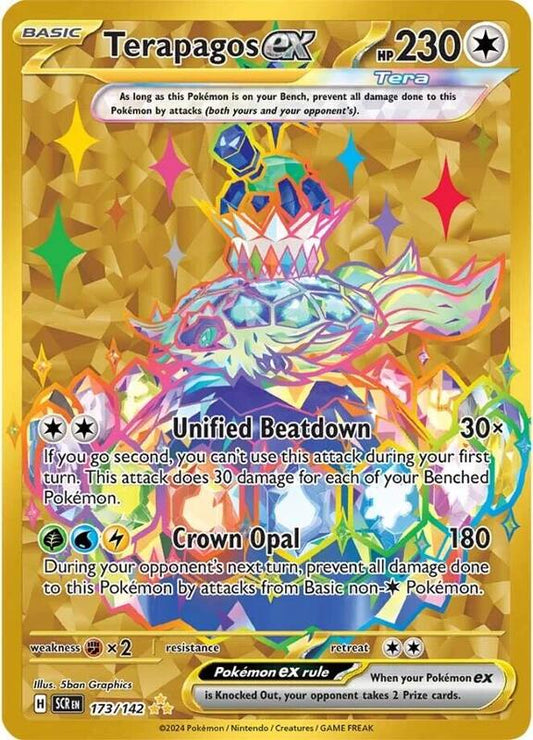 Terapagos ex Hyper Rare 173/142 Stellar Crown