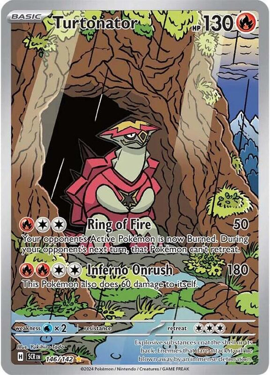 Turtonator Illustration Rare 146/142 Stellar Crown