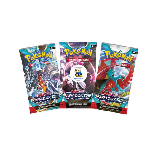 3 x Pokemon Paradox Rift Booster Packs | Scarlet & Violet Set | Pokémon Trading Cards in 3 Booster Packs | Authentic | Pokemon TCG Pack + TCYM Pouch |