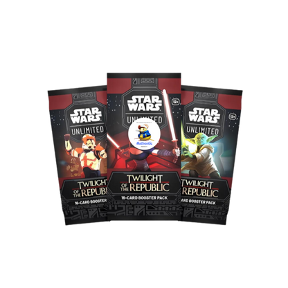 Star Wars Unlimited TCG - Twilight of the Republic Booster Packs, TCYM Authenticated Official Trading Card Game | Star Wars Game | Star Wars Games Collection (Booster Box (24 Packs))