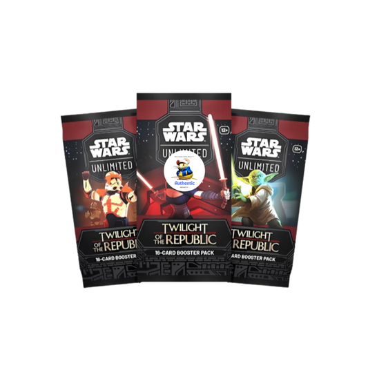 Star Wars Unlimited TCG - Twilight of the Republic Booster Packs, TCYM Authenticated Official Trading Card Game | Star Wars Game | Star Wars Games Collection (Booster Box (24 Packs))