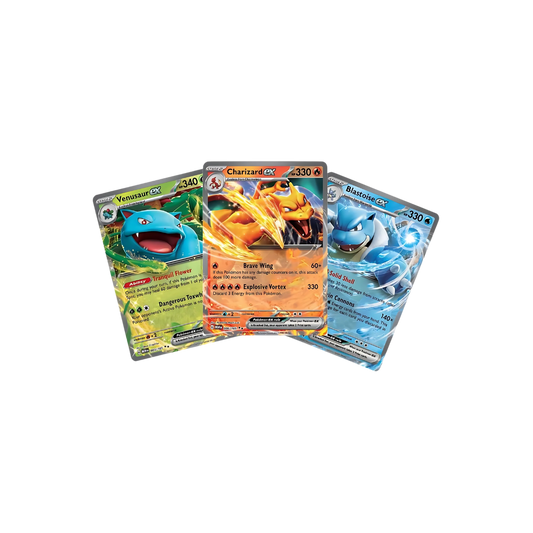 Pokemon 151 Trio | for Pokemon Fans | Charizard | Blastoise | Venusaur | Pokemon Cards Rare | Pokémon Card TCG | Pokémon 151 Collector Gift