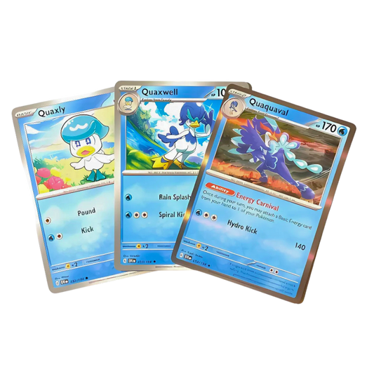 Quaquaval 054/198 - Scarlet & Violet - Pokemon Evolution 3 Card Set - Quaxwell