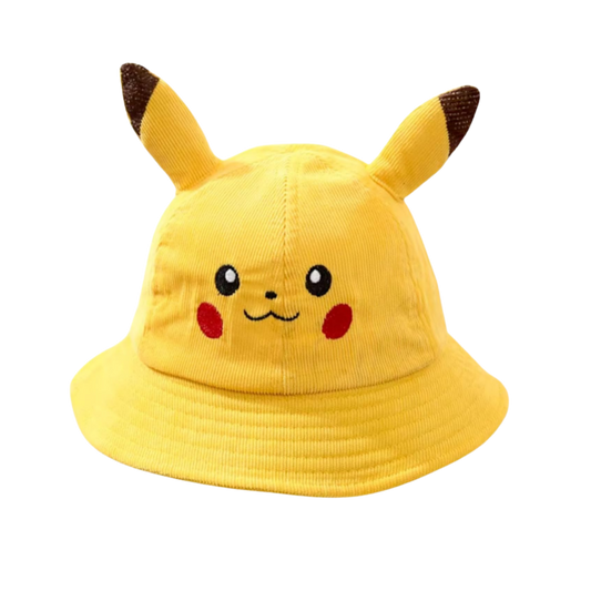Kids Pikachu Bucket Hat | Kids Pokemon Bucket Hat | Pokemon Hat | Perfect Pokemon Gifts for Boys | Kids Bucket Hat | Pikachu Hat | Boys Bucket Hat | Bucket Hat Kids | Kids Sun Hat | Girls Bucket Hat