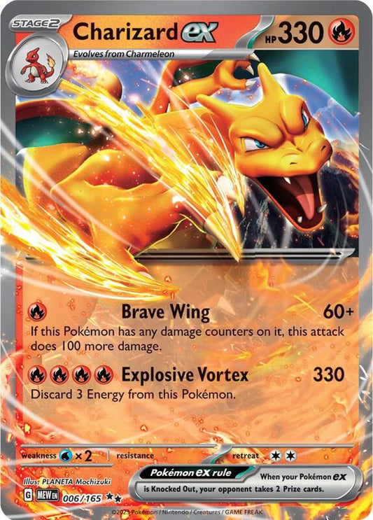 Charizard ex Double Rare 006/165 Scarlet & Violet 151