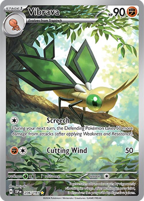 Vibrava Illustration Rare 206/191 Surging Sparks